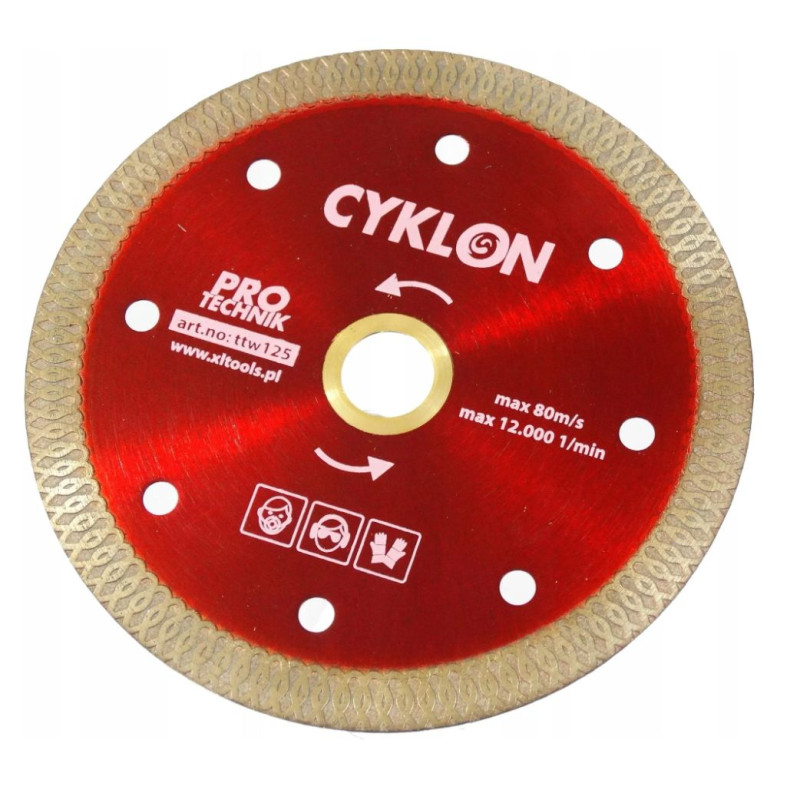 TARCZA DIAMENTOWA PRO TECHNIK 125X10X1,2 GRES